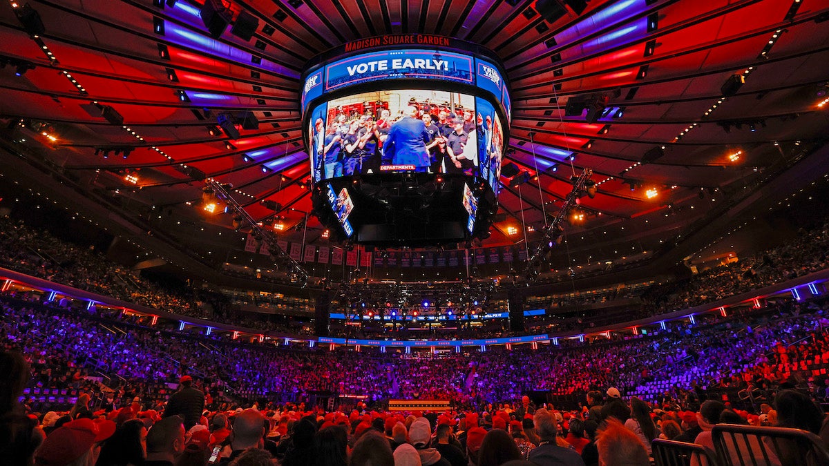 Madison Square Garden Defends Hosting Trump Rally