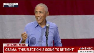Obama Roasts Trump for Everything From Selling Bibles to Needing a Diaper at Pittsburgh Rally | Video