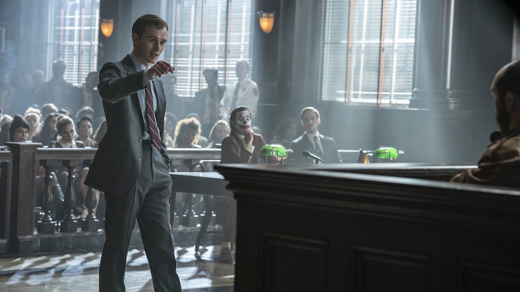 Harry Lawtey as Harvey Dent in "Joker: Folie à Deux" (Credit: Warner Bros. Pictures)