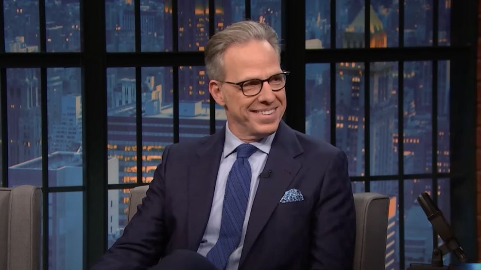Jake Tapper on "Late Night With Seth Meyers" (NBC)