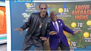 Snoop Dogg Rolls Up on Al Roker for Weed-Themed Weather Report: ‘It’s 57 Degrees in Mary Jane Falls, Nevada’