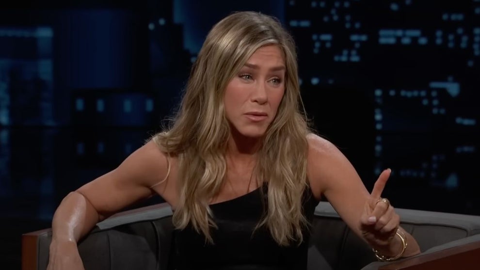 Jennifer Aniston on "Jimmy Kimmel Live" (ABC)