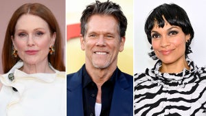 Julianne Moore, Kevin Bacon and Rosario Dawson (Getty Images)