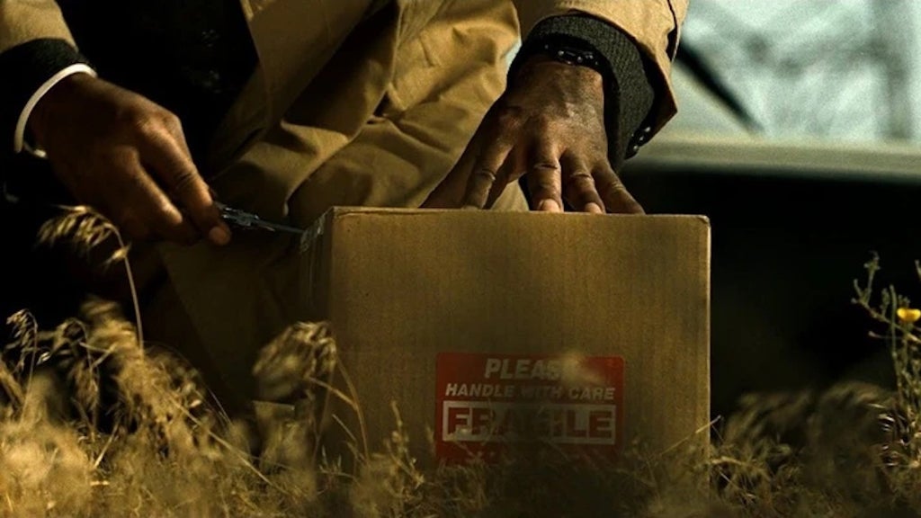The famous "what's in the box" scene from "Seven"