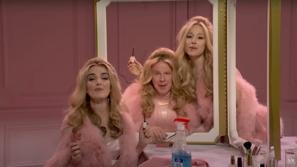 Ariana Grande as Jennifer Coolidge on "SNL" (Credit: NBC)