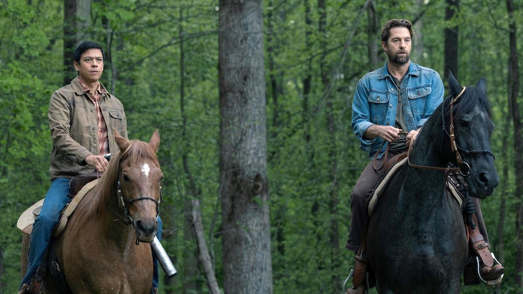 Chaske Spencer and Scott Speedman in "Teacup"