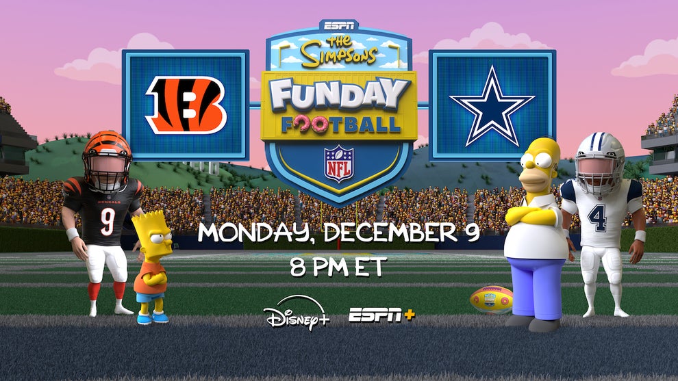 "The Simpsons Funday Football" (ESPN+/Disney+)