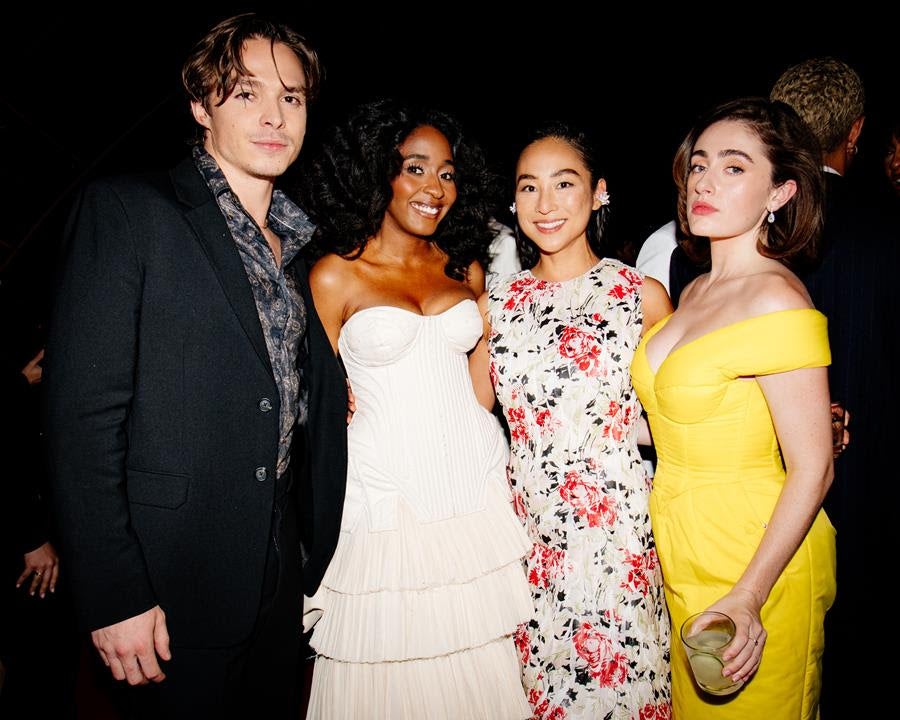 Nicholas Alexander Chavez, Ayo Edebiri, Greta Lee and Rachel Sennott (Source: Hunter Abrams)
