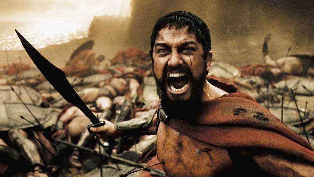 Gerard Butler in "300"