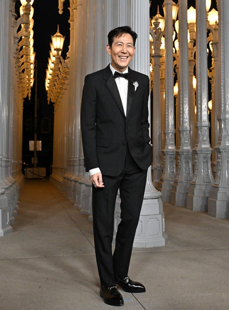 Lee Jung-jae arrives at the 2024 LACMA Art+Film Gala at Los Angeles County Museum of Art