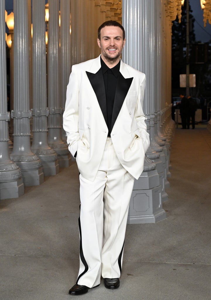 Sabato De Sarno arrives at the 2024 LACMA Art+Film Gala at Los Angeles County Museum of Art