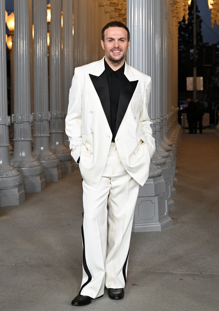 Sabato De Sarno arrives at the 2024 LACMA Art+Film Gala at Los Angeles County Museum of Art