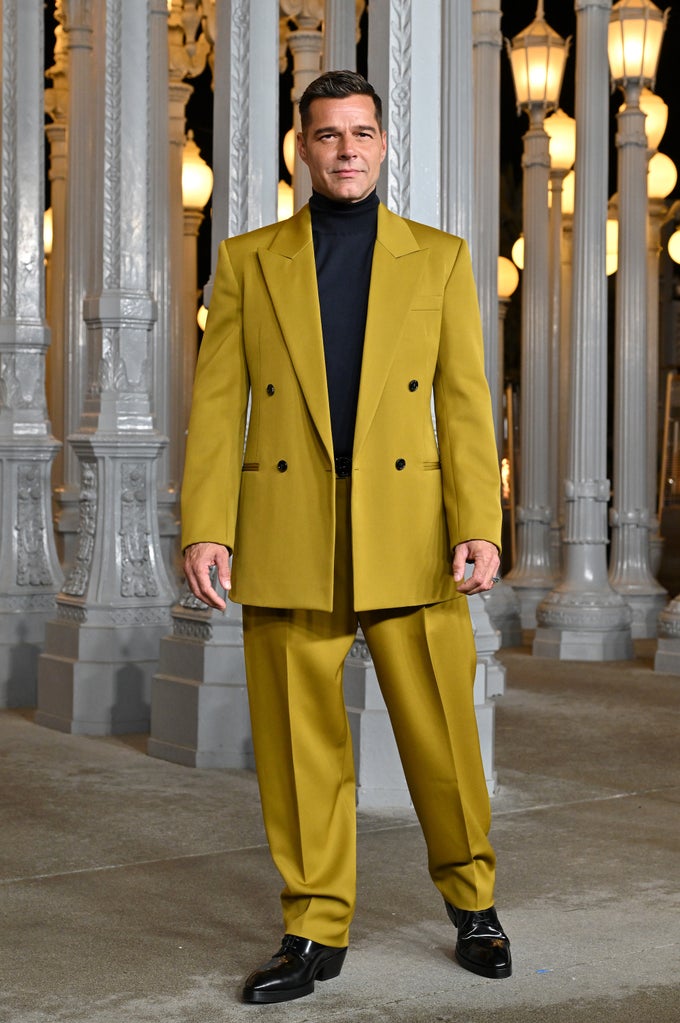 Ricky Martin arrives at the 2024 LACMA Art+Film Gala at Los Angeles County Museum of Art