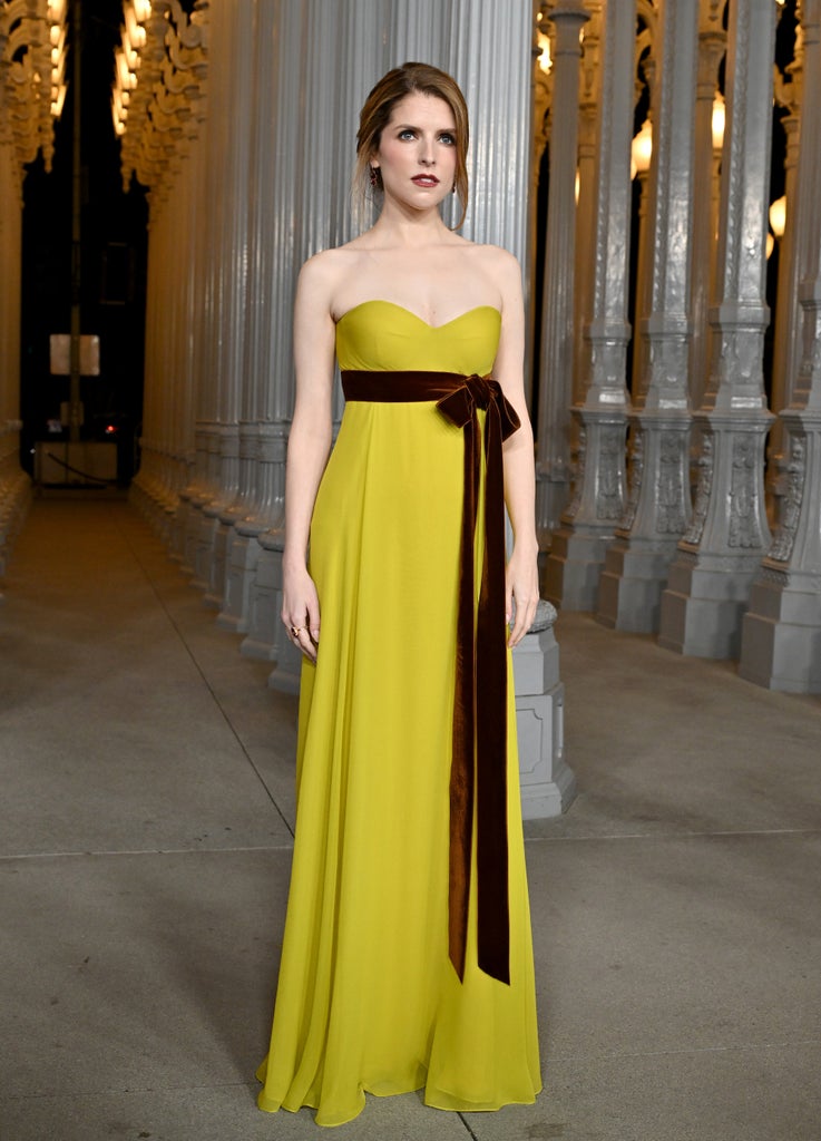 Anna Kendrick arrives at the 2024 LACMA Art+Film Gala at Los Angeles County Museum of Art