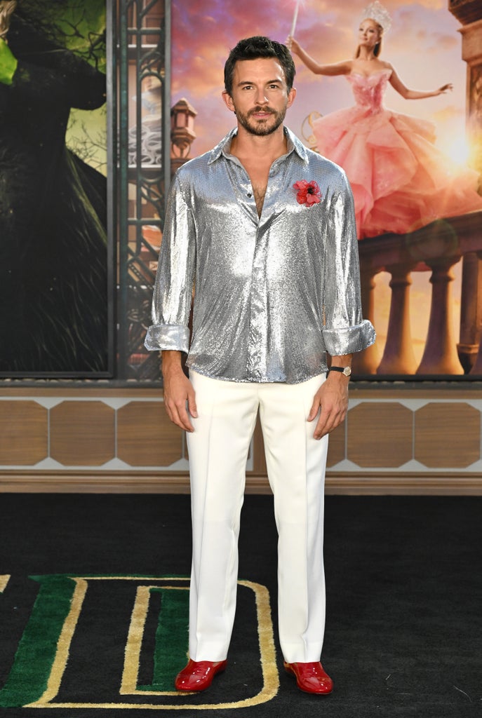 LOS ANGELES, CALIFORNIA - NOVEMBER 09: Jonathan Bailey attends the Los Angeles Premiere of Universal Pictures "Wicked" at Dorothy Chandler Pavilion on November 09, 2024 in Los Angeles, California. (Photo by Axelle/Bauer-Griffin/FilmMagic)