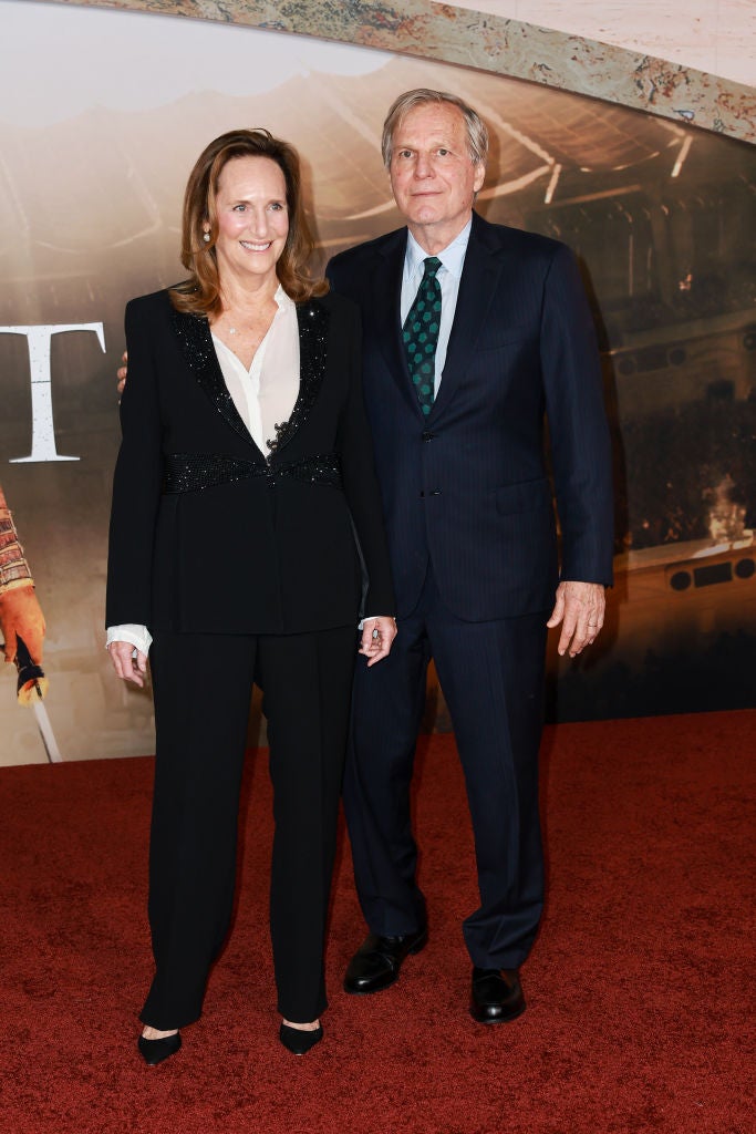 HOLLYWOOD, CALIFORNIA - NOVEMBER 18: (L-R) Lucy Fisher and Douglas Wick attend the Los Angeles premiere of Paramount Pictures' "Gladiator II" at TCL Chinese Theatre on November 18, 2024 in Hollywood, California. (Photo by Matt Winkelmeyer/Getty Images)