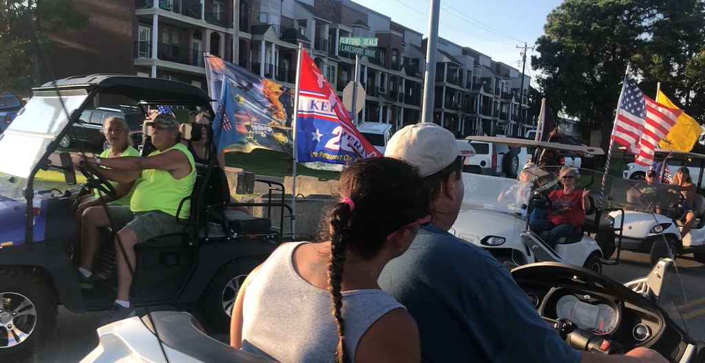 Impromptu Trump Parade Lakeview OK Sept 2020