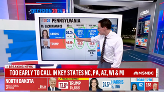 Steve Kornacki Breaks Down Kamala Harris’ ‘Key County’ Lead in Pennsylvania | Video