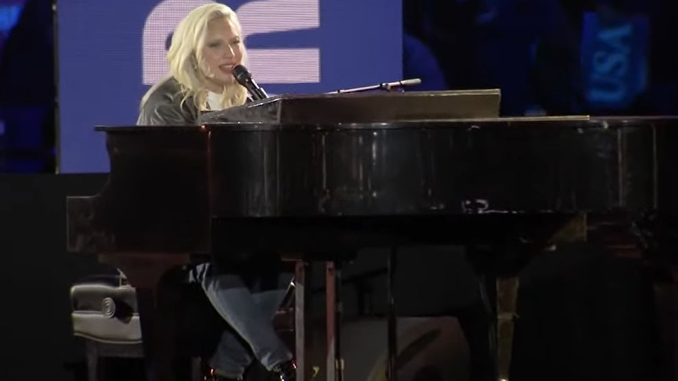 Lady Gaga at Kamala Harris' final election rally