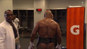 MIke Tyson's butt on Netflix ahead of his fight with Jake Paul
