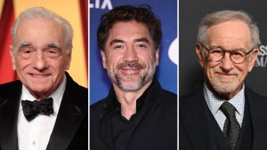 Martin Scorsese, Javier Bardem and Steven Spielberg