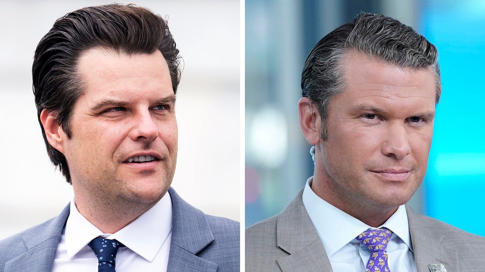 Matt Gaetz and Pete Hegseth