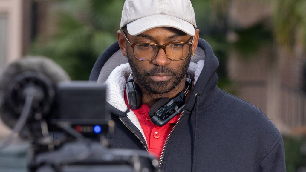 RaMell Ross on the set of "Nickel Boys" 
