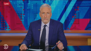 Jon Stewart hosted "The Daily Show" Election Night Special on Comedy Central (Credit: Comedy Central)