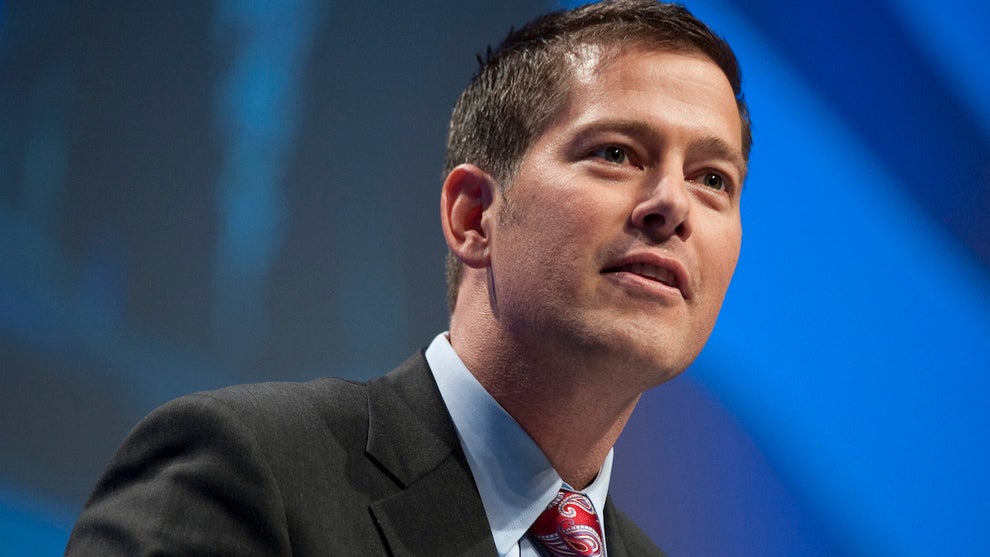 UNITED STATES Ð FEBRUARY 10: Rep. Sean Duffy, R-Wisc., introduces former Gov. Tim Pawlenty, R-Minn., to the CPAC Conference held by the American Conservative Union in Washington on Thursday, Feb. 10, 2010. (Photo By Bill Clark/Roll Call)