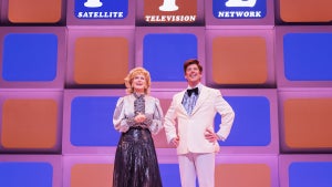 Katie Brayben and Christian Borle in "Tammy Faye"