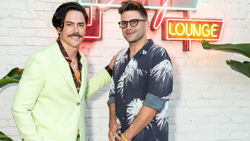 Tom Sandoval and Tom Schwartz outside Schwartz & Sandy's in 2022 (Credit: Amanda Edwards/Getty Images)