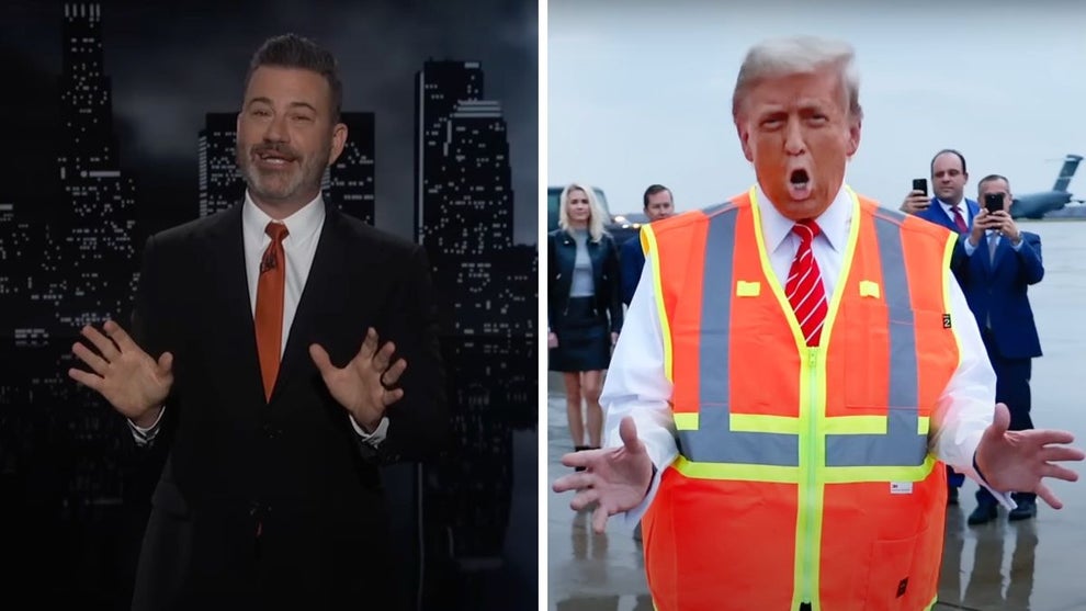 Jimmy Kimmel and Donald Trump