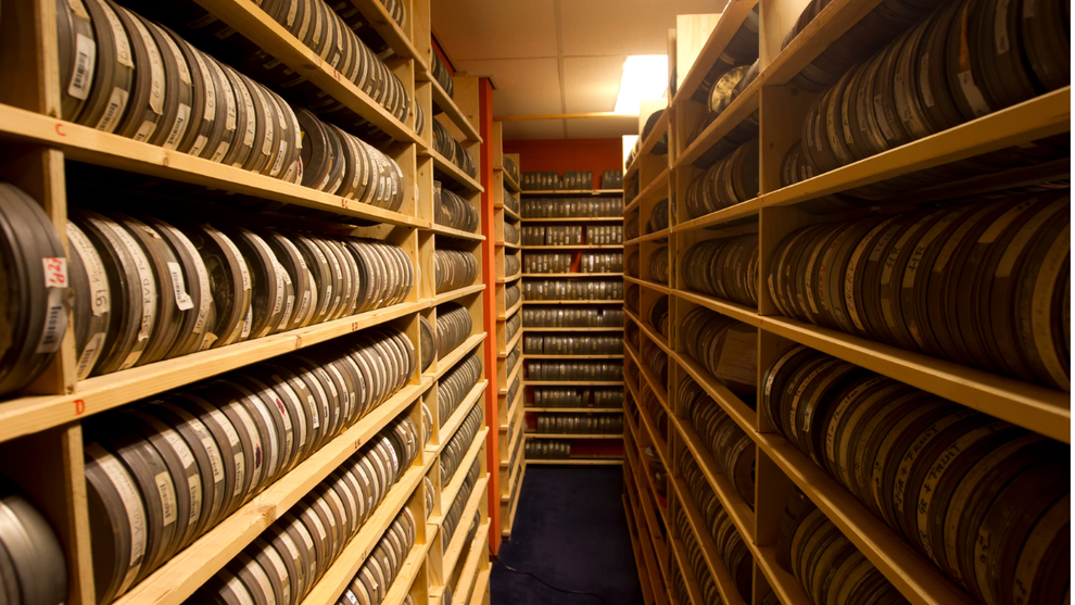 film archive stock image