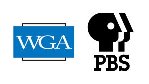 WGA and PBS logos
