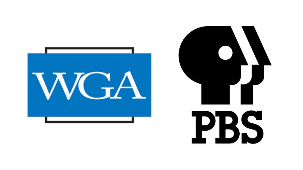 WGA and PBS logos