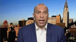 Cory Booker on MSNBC on Election Night 2024
