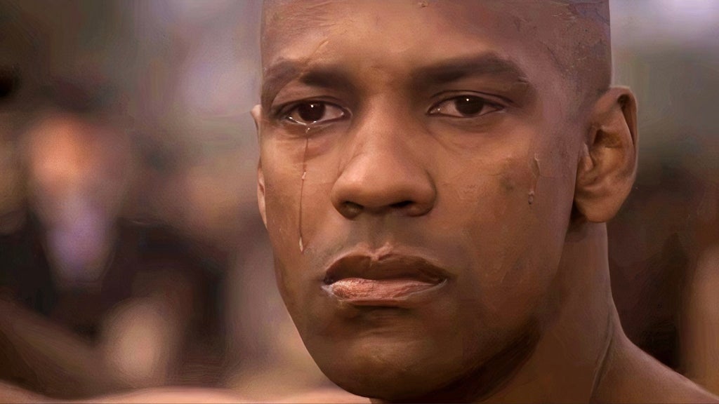 Denzel Washington in "Glory"