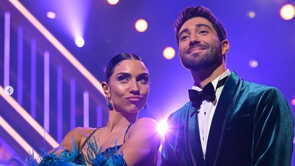 Jenna Johnson and Joey Graziadei during the semi-finals of "Dancing With the Stars"