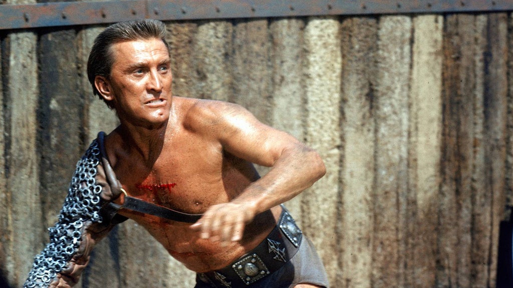 Kirk Douglas in "Spartacus"