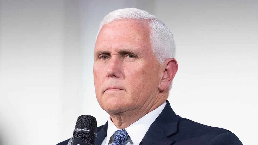 Mike Pence during The Jerusalem Post New York conference on June 03, 2024 in New York City.