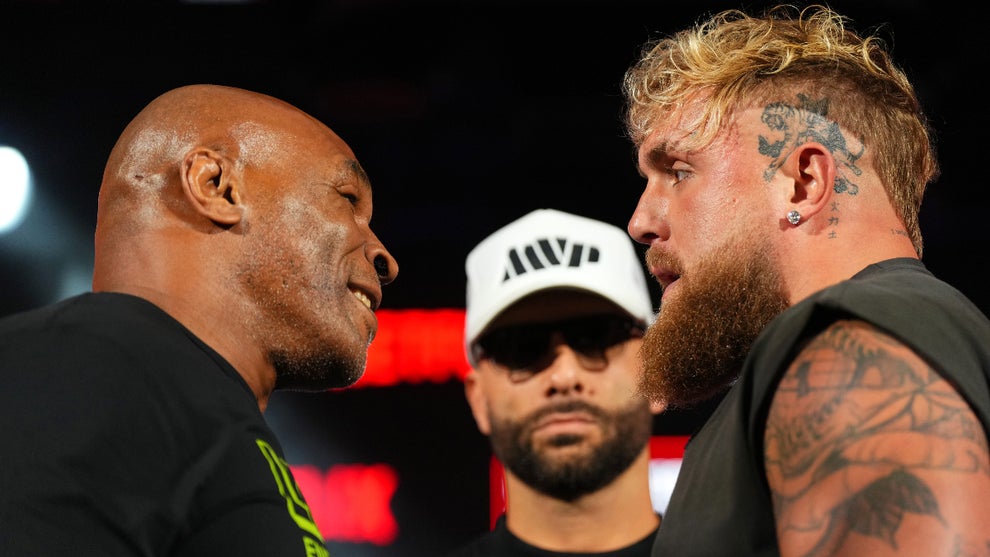 Mike Tyson and Jake Paul