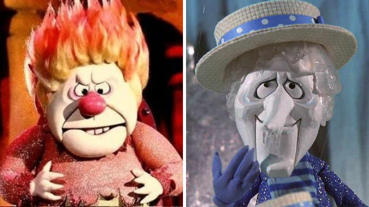 Heat Miser and Snow Miser in "A Year Without A Santa Claus" (Credit: ABC)