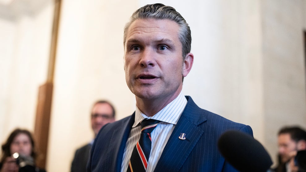 Pete Hegseth, President-elect Donald Trump's nominee to defense secretary,