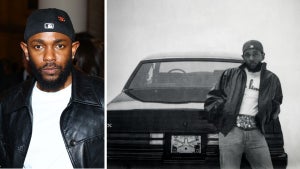 Kendrick Lamar, GNX album cover (Getty Images, Kendrick Lamar/Instagram @KendrickLamar)