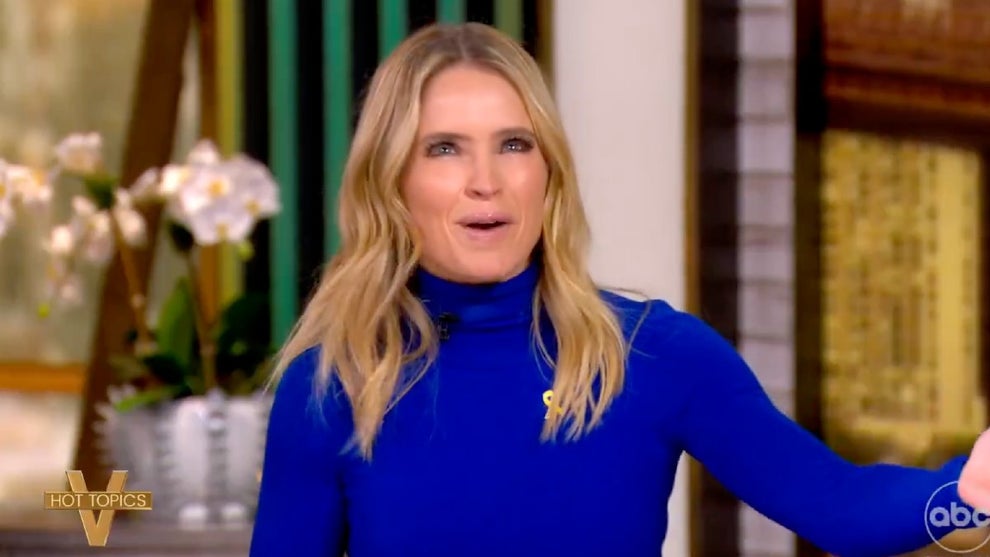 Sarah Haines on "The View" (Credit: ABC)
