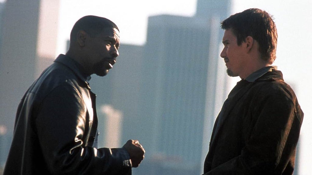 Denzel Washington and Ethan Hawke in "Training Day"
