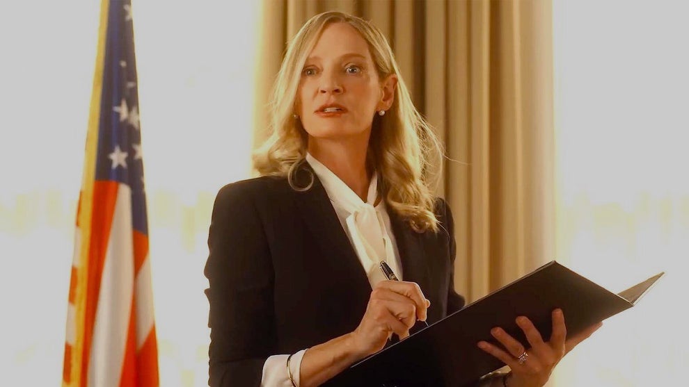 Uma Thurman as Ellen Claremont in Red White and Royal Blue