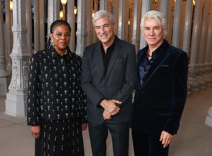 Simone Leigh, Michael Govan and Baz Luhrmann (Source: Getty)
