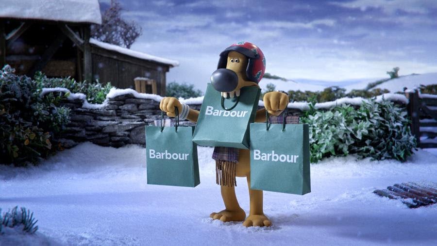 Barbour reunites with Shaun the Sheep for its 2024 Christmas campaign