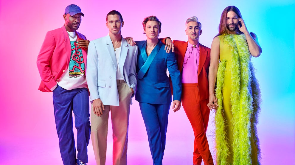 Karamo Brown, Antoni Porowski, Jeremiah Brent, Tan France, and Jonathan Van Ness from Netflix's "Queer Eye" (Credit: Bronson Farr/Netflix)